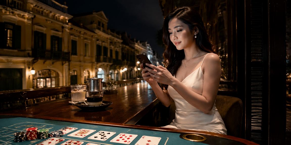 Người chơi VIP thưởng thức baccarat tại Hà Nội
