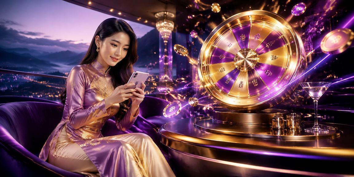 Người phụ nữ mặc áo dài chơi roulette tại Sa Pa