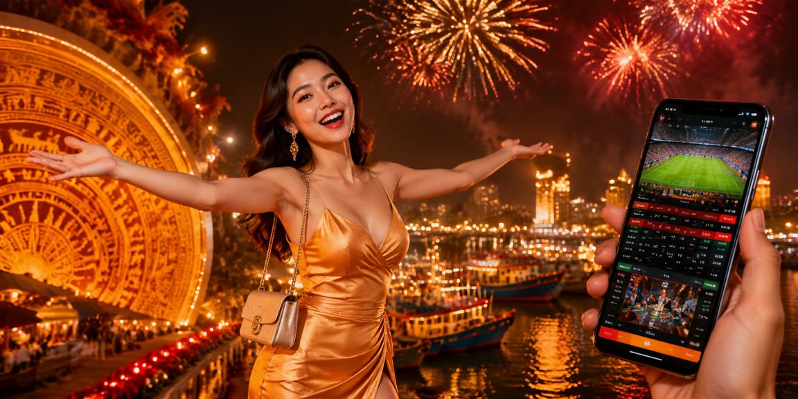 Người dùng xem kèo trận đấu trên điện thoại tại chợ đêm Vũng Tàu